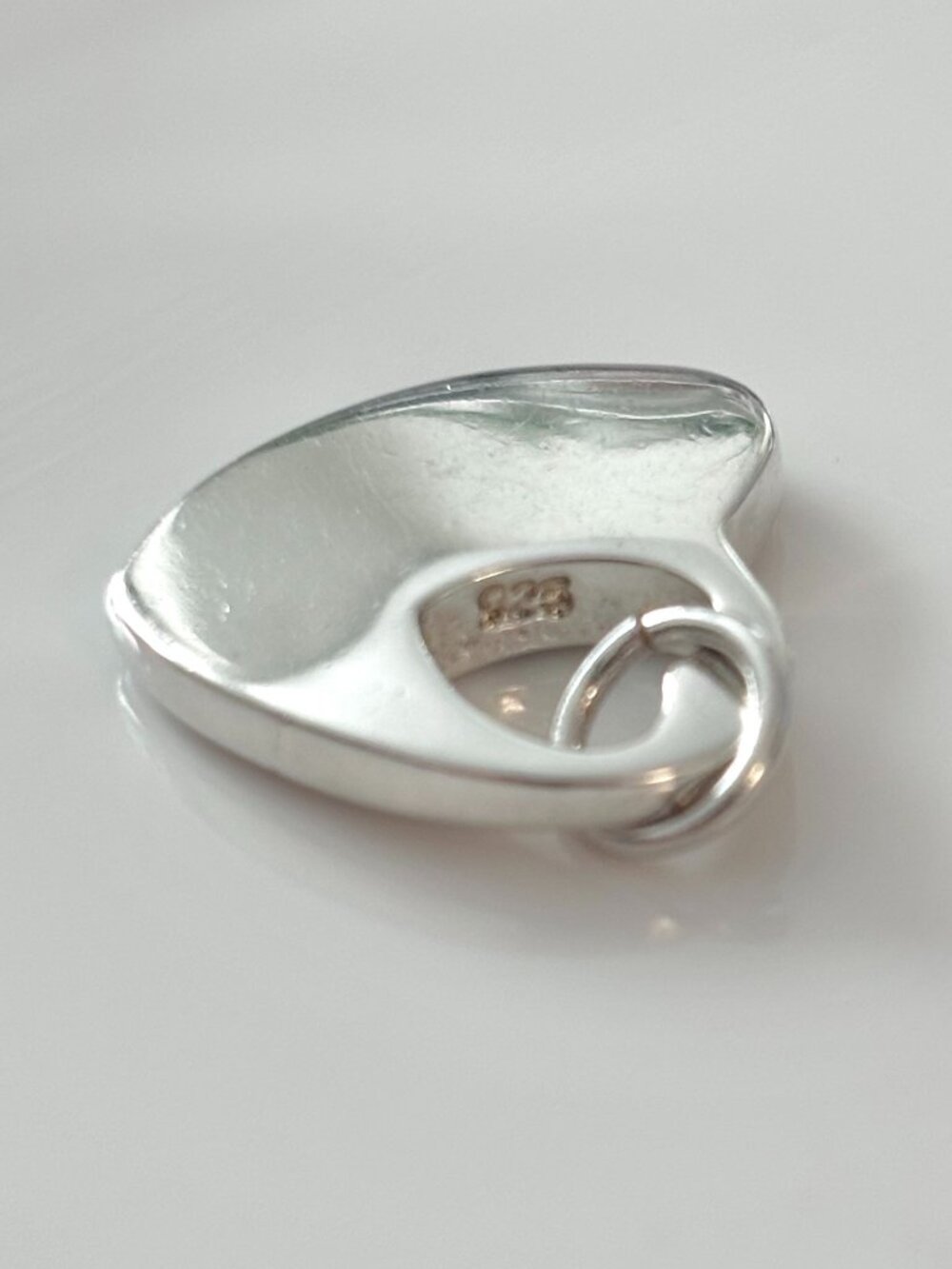 Sterling Silver Heart w/Cut Out
Heart Charm Pendant for Necklace - Picture 2 of 9